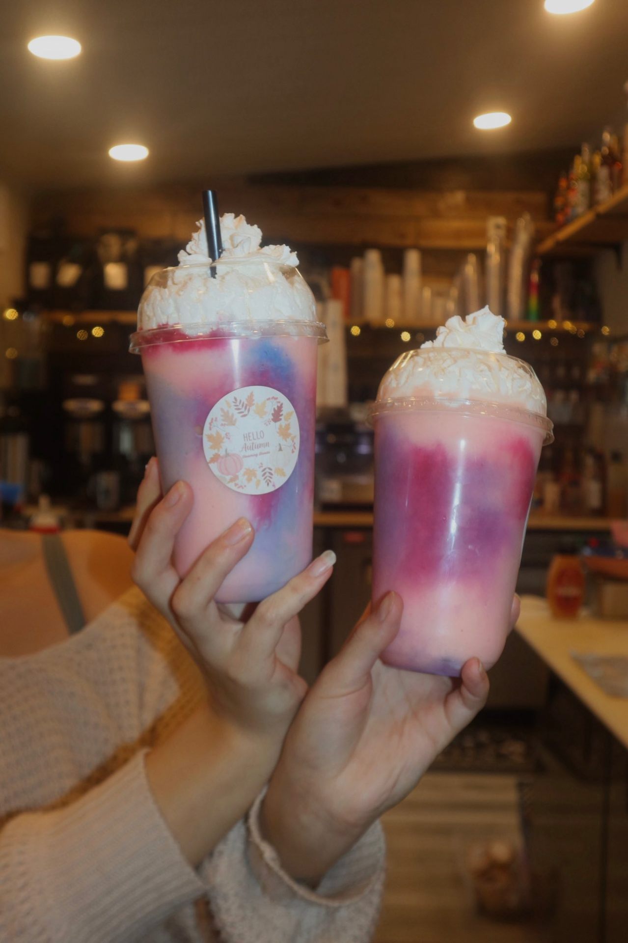 Sunny Kicks — signature drink at Roaming Roasts Fairbanks